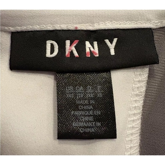 DKNY Donna Karan Multi Striped Halter Maxi Dress Womens Size XXS (1568) - Picture 4 of 5